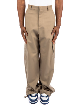 Off White emb drill cargo pant