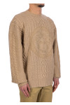Versace knit sweater Versace  KNIT SWEATERbeige - www.credomen.com - Credomen