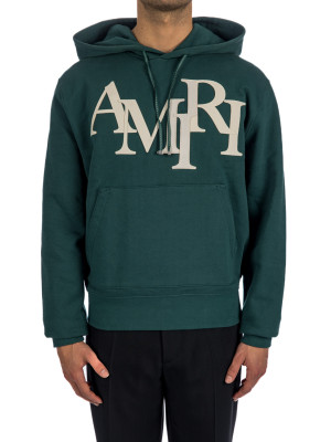 Amiri staggered logo hoodie