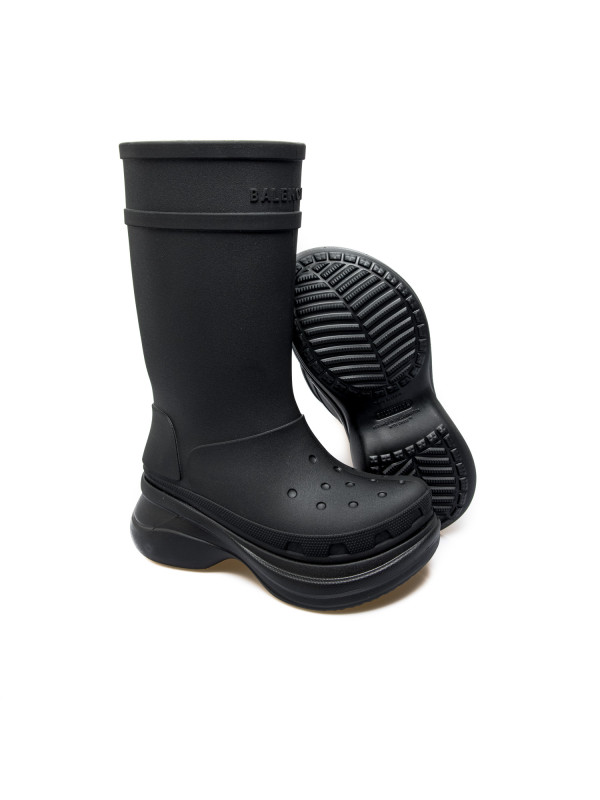Balenciaga crocs boot zwart