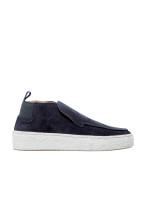 Posa high loafer suede blauw