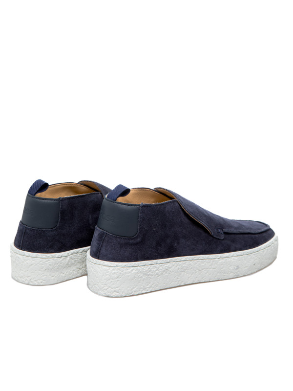Posa high loafer suede blauw