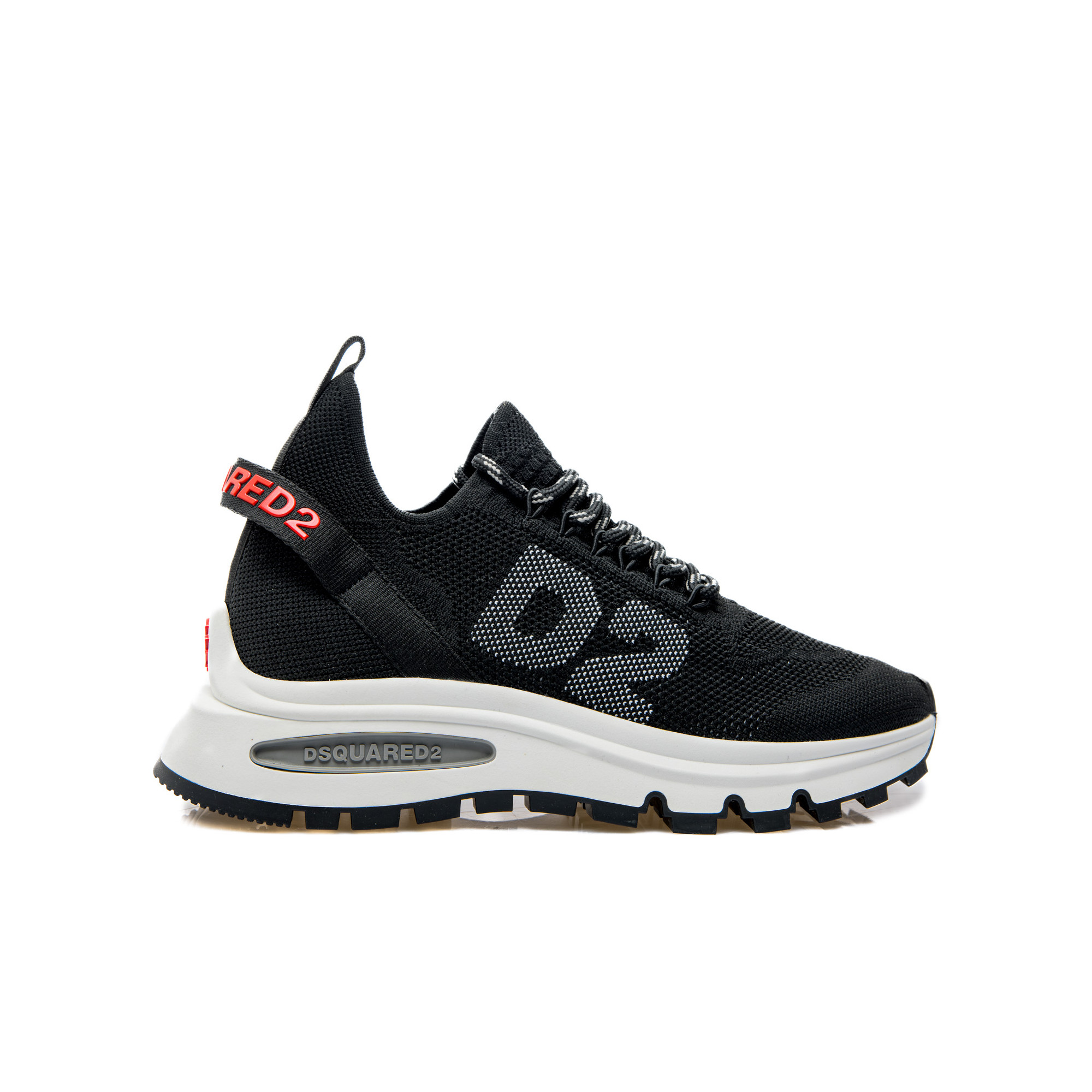 Dsquared2 Run D2 Sock Sneaker Zwart | Derodeloper.com