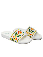 Casablanca embroid terry slipper wit