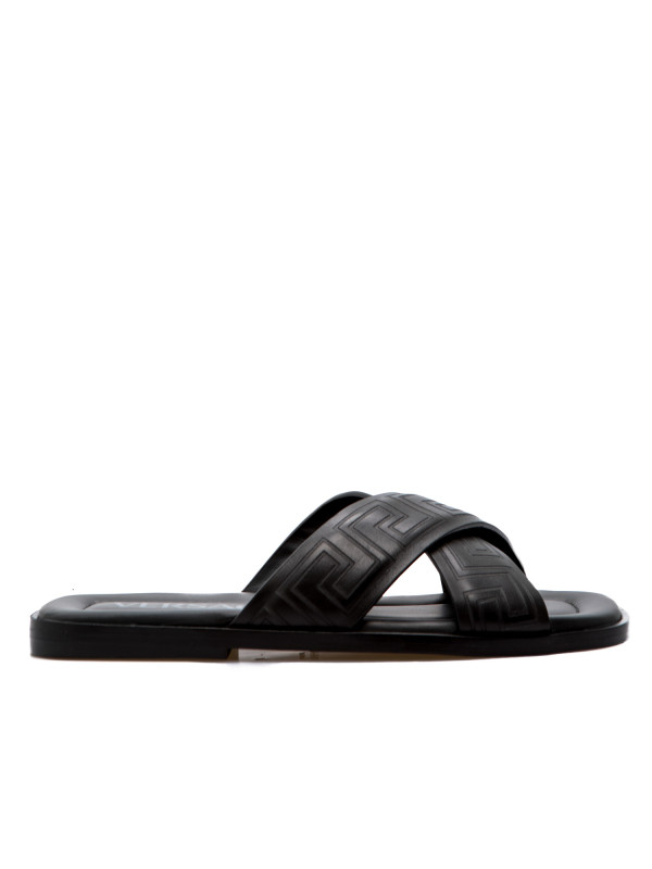 Versace sandals zwart