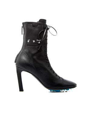 Off White Off White high heel ankle boot black