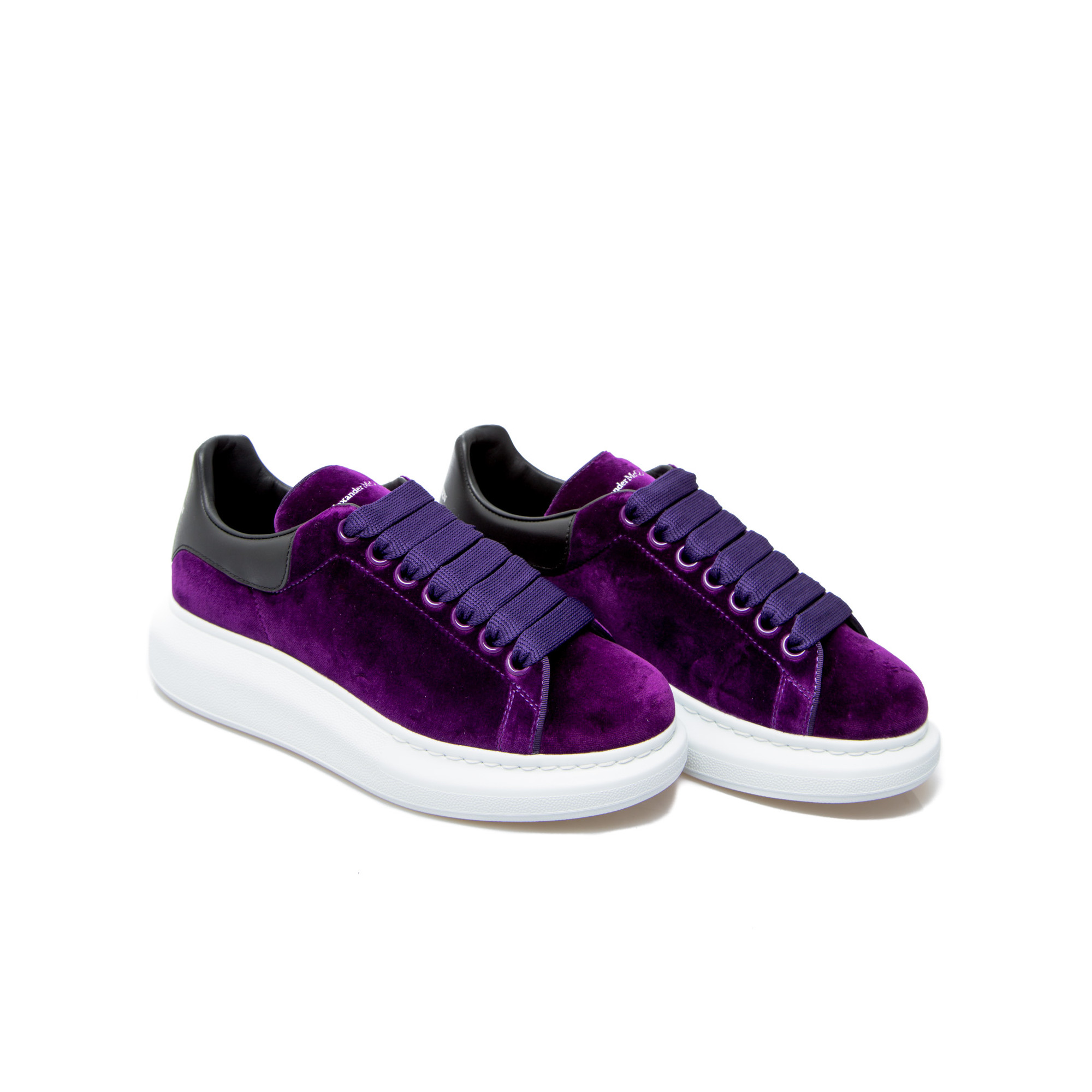 purple alexander mcqueen trainers