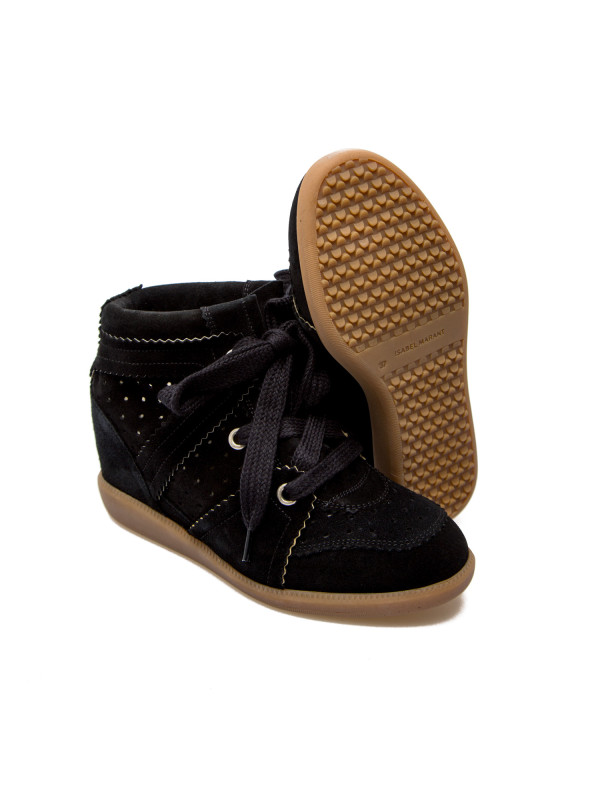 Belofte Integreren Microbe Isabel Marant Bobby Sneakers Black | Derodeloper.com