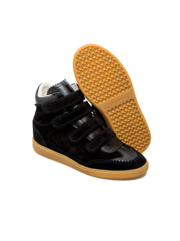 Schoenen Sneakers Sneakers met hak Isabel Marant Sneakers met hak zwart volledige print casual uitstraling 