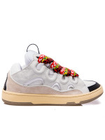 Lanvin curb sneakers wit