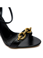 Saint Laurent  le maillon 95 sandal zwart