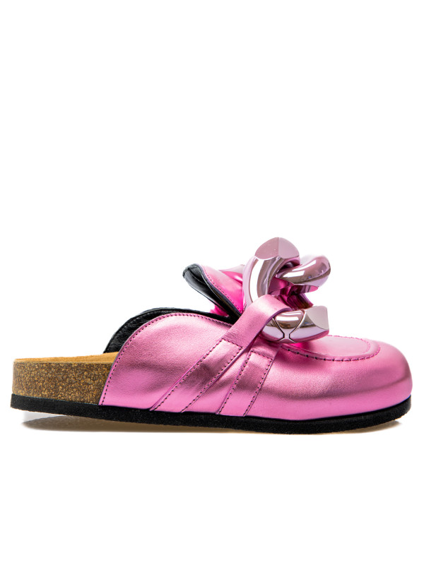 JW Anderson chain loafer roze
