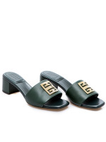 Givenchy 4g heel mule sandal groen