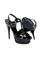 Saint Laurent  tribute sandals zwart