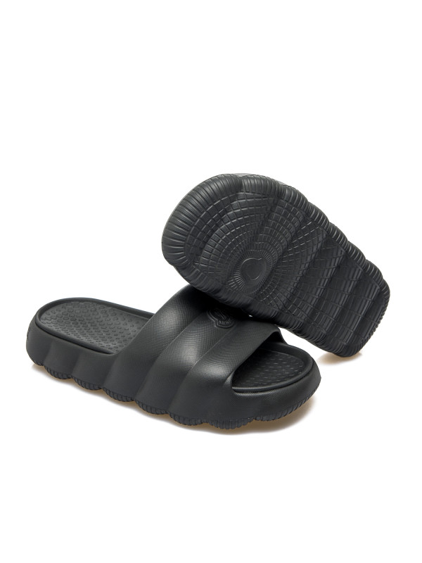 Moncler lilo slides shoes zwart