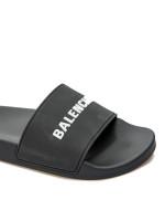 Balenciaga rubber sandal zwart