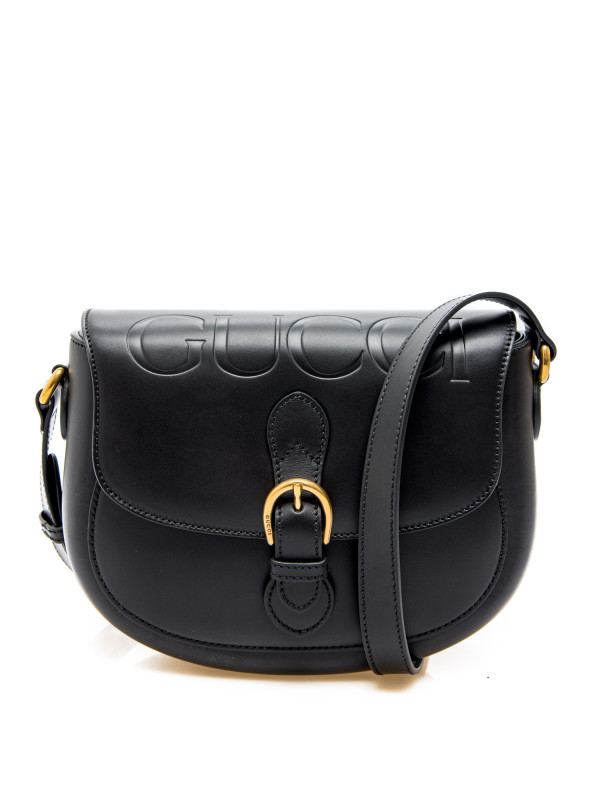 Gucci handbag gucci embossed zwart