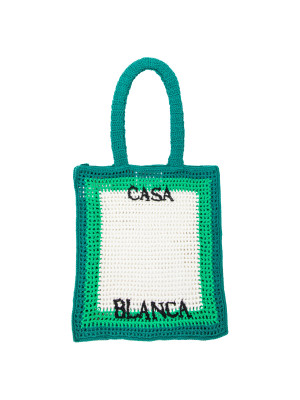 Casablanca Casablanca crochet tennis bag
