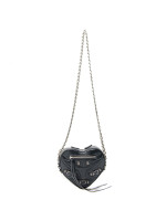 Balenciaga cag. heart mini bag zwart