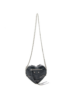 Balenciaga Balenciaga cag. heart mini bag black
