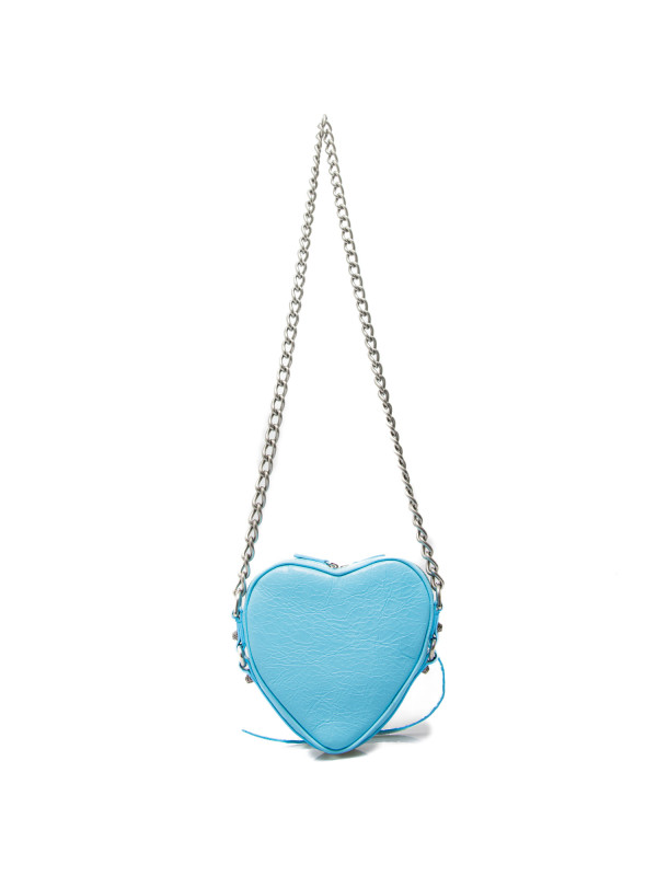 Balenciaga cag. heart mini bag blauw