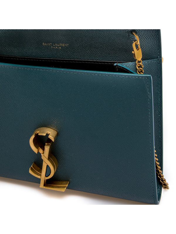 Saint Laurent ysl chain wallet(353y)cass blauw
