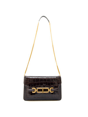 Tom Ford  Tom Ford  shiny stamped croc brown