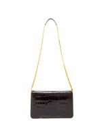 Tom Ford  shiny stamped croc bruin