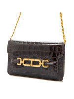 Tom Ford  shiny stamped croc bruin
