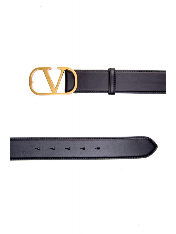 Valentino Garavani Buckle Belt Black | Derodeloper.com