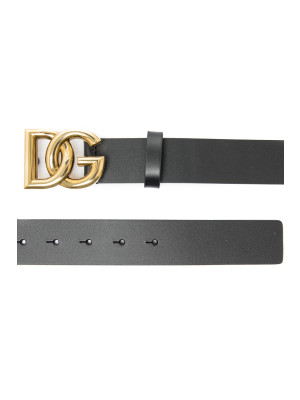 Dolce & Gabbana Dolce & Gabbana logo belt black