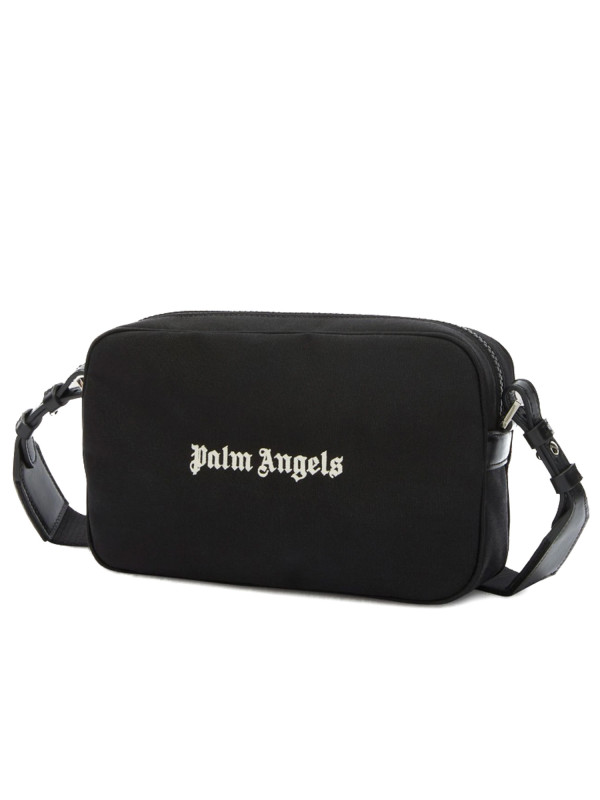 Palm Angels cordura logo camera zwart