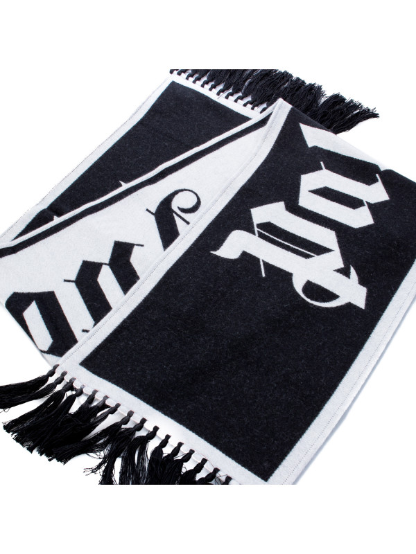 Palm Angels  class logo scarf zwart