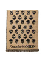 Alexander Mcqueen scarf reversible upside d beige