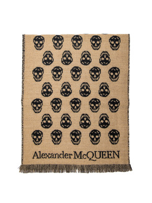 Alexander Mcqueen Alexander Mcqueen scarf reversible upside d