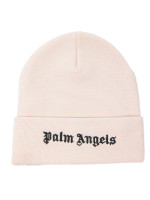 Palm Angels classic logo beanie beige