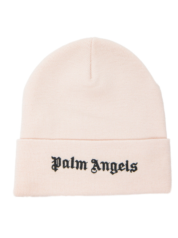 Palm Angels classic logo beanie beige