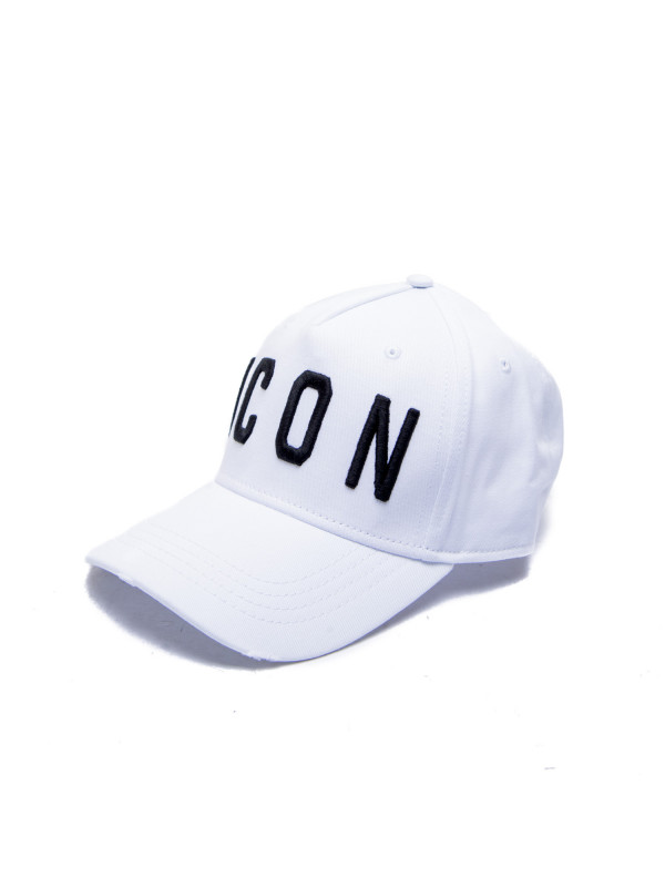 white icon cap