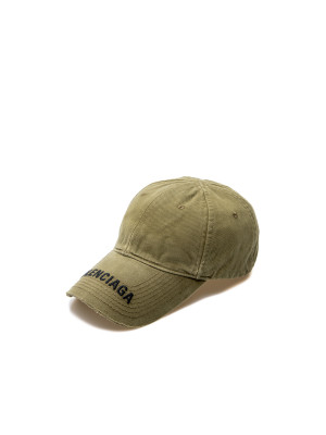 Balenciaga Balenciaga hat logo visor cap green