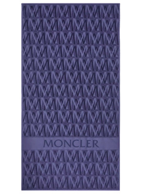 Moncler beach towel blue