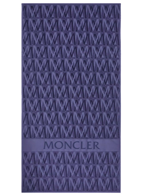 Moncler beach towel blauw