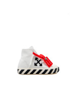 Off White high top vulcanized wit