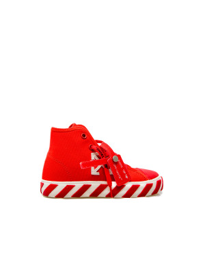 Off White Off White high top vulcanized red