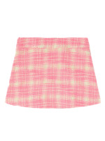 Palm Angels  check tweed skirt roze