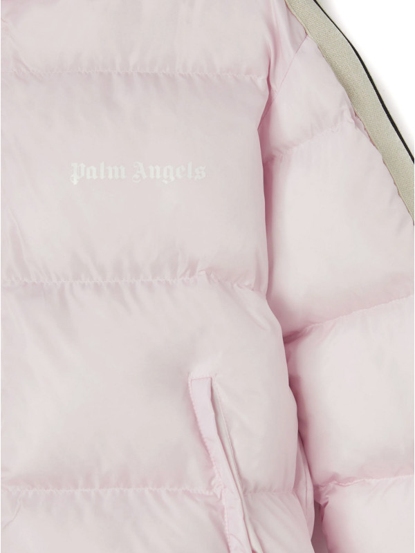 Palm Angels  hooded puffer jkt roze
