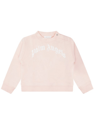 Palm Angels  Palm Angels  curved logo crew pink