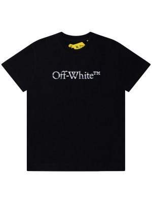 Off White Off White bookish bit logo tee black