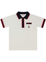 Moncler ss polo wit