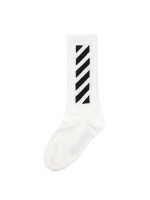 Off White diagonal socks wit