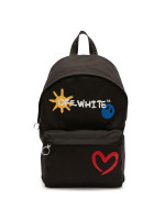 Off White sun&peace backpack zwart